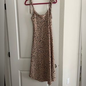 Leopard Print Summer Dress